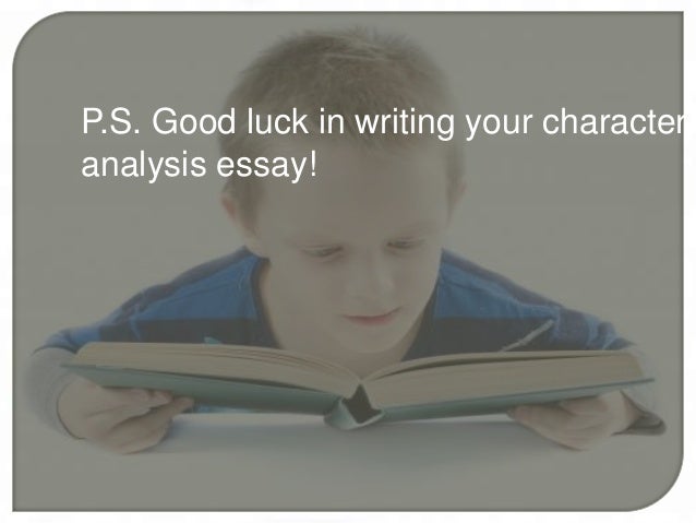 Character analysis essay
