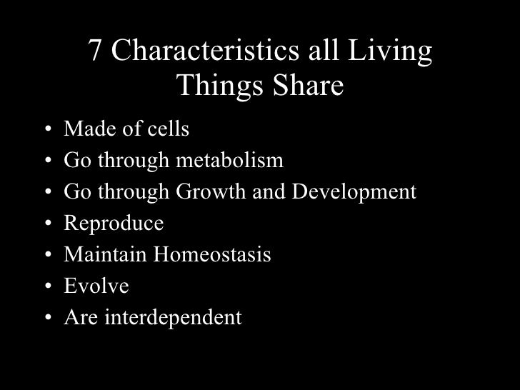 7 characteristics of life   youtube