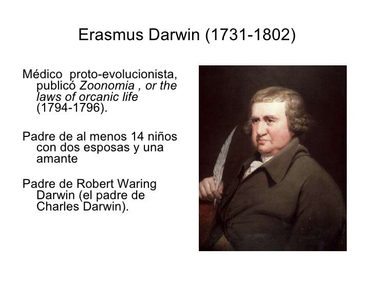 Erasmus Darwin teoria zoonomia Erasmus Darwin teoria zoonomia