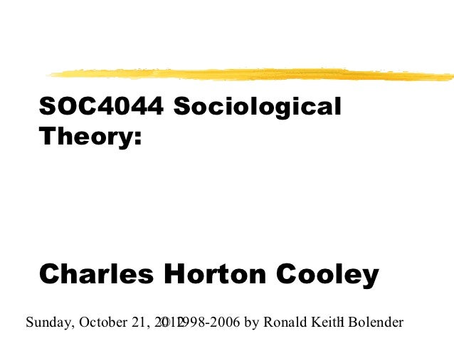 charles horton cooley and the symbolic The society for the study of symbolic interaction announces its call for nominations for the 2017 charles horton cooley book award this award is given annually to an author for a book that represents an important contribution to the perspective of symbolic interaction. charles horton cooley and the symbolic The society for the study of symbolic interaction announces its call for nominations for the 2017 charles horton cooley book award this award is given annually to an author for a book that represents an important contribution to the perspective of symbolic interaction.