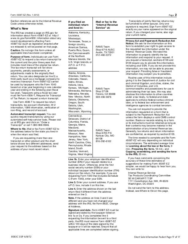 4506t form