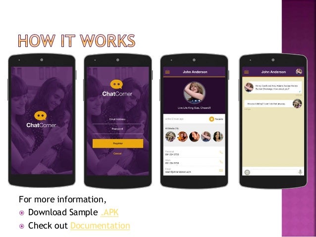 android dating app template