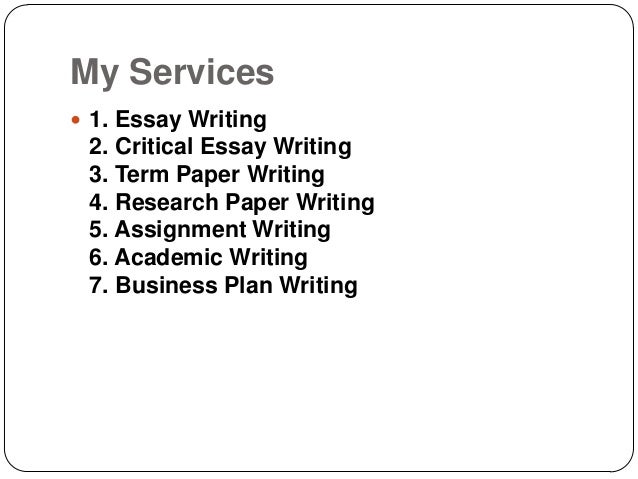 Academic Editing Services