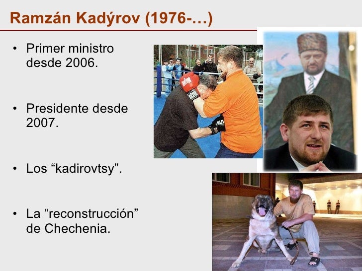 Resultado de imagen de chechenia Ramzan Kadyrov