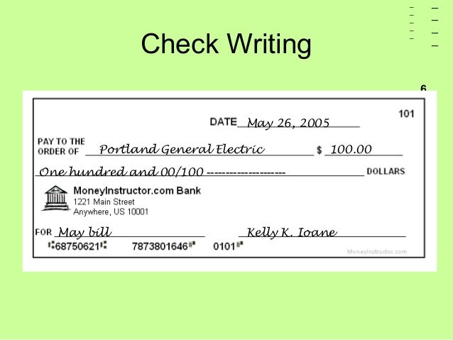 How to write a check with hundreds