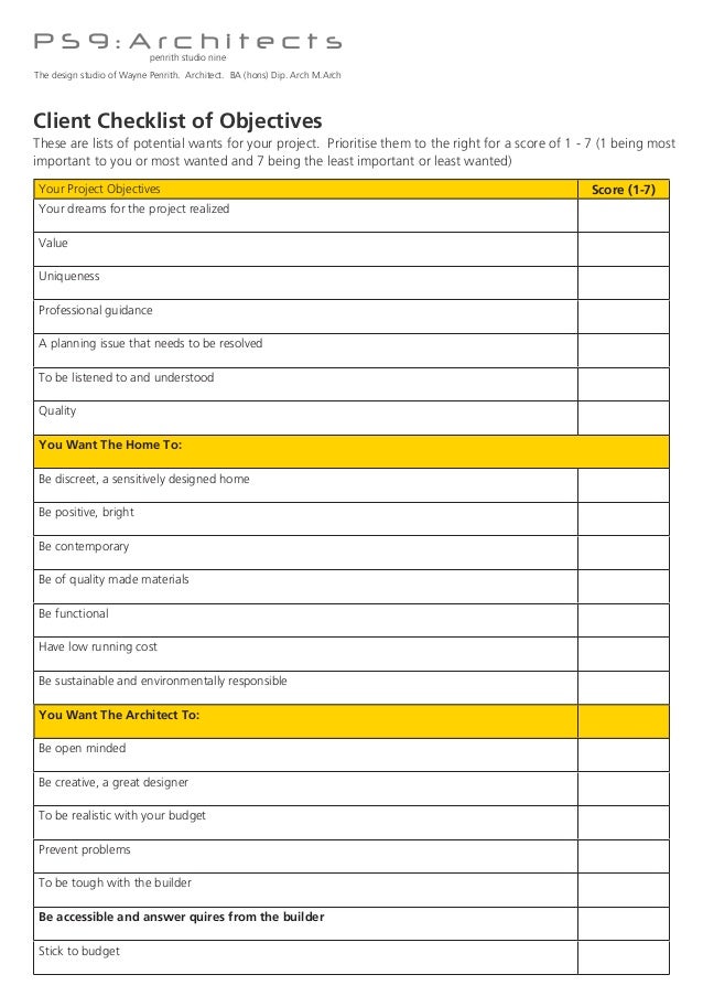 job search checklist