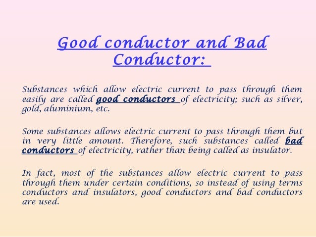 Is water a good conductor of electricity?