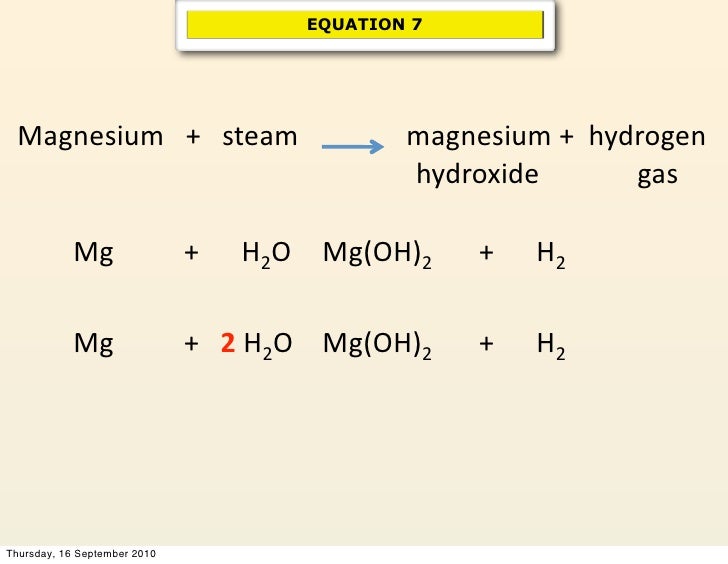 Chemical Reactions