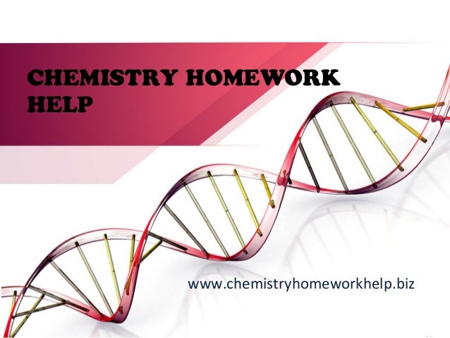 Cemistry homework help