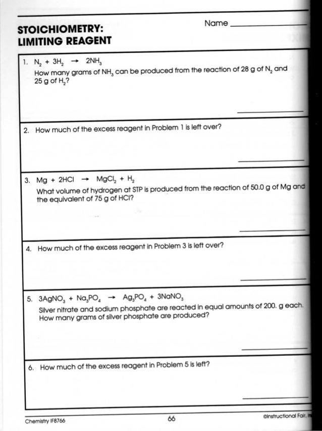Worksheets Stoichiometry Limiting Reagent Worksheet stoichiometry limiting reagent worksheet termolak rupsucks printables