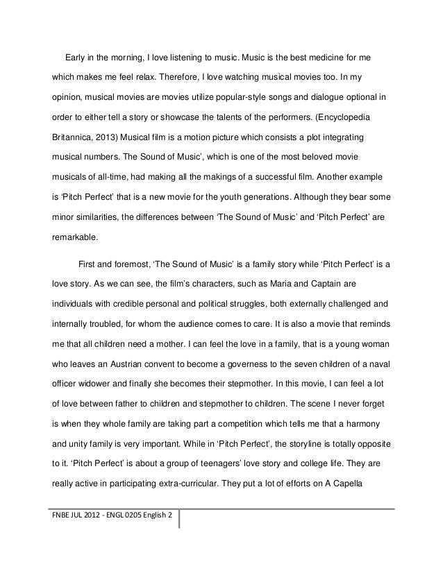 What music means to me essay junior cotillion
