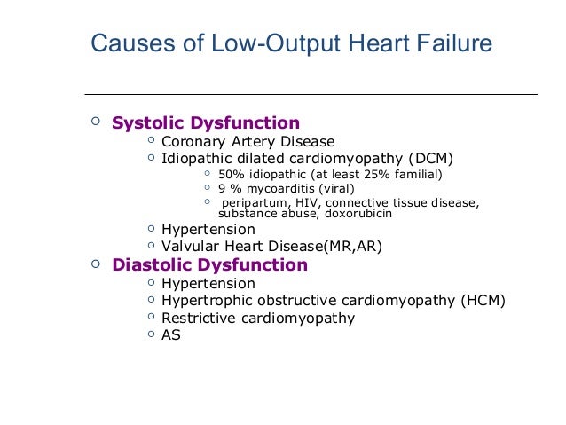Congestive heart failure basics