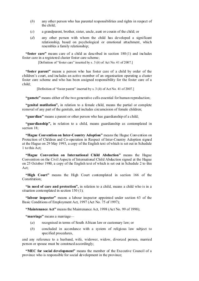 Child protection act