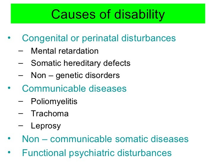 Children & person with special needs