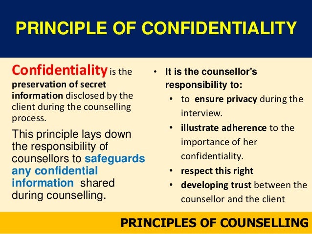 importance of confidentiality in counseling importance of confidentiality in counseling