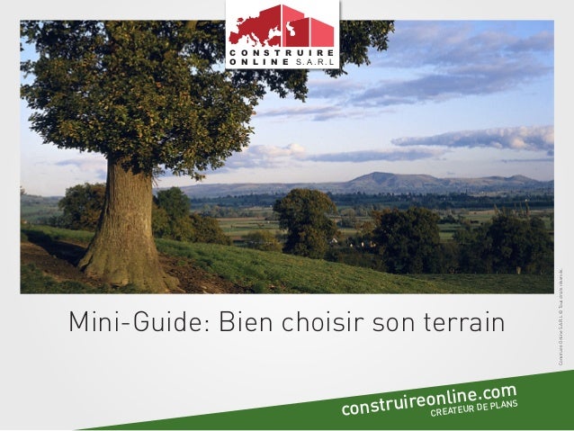 comment choisir son terrain pour construire