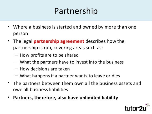 What Happens If A Partner Wants To Leave The Partnership Choosing a Legal Structure for a New Business