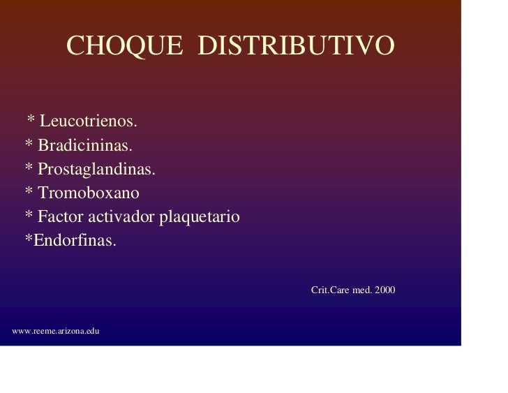 Choque distributivo