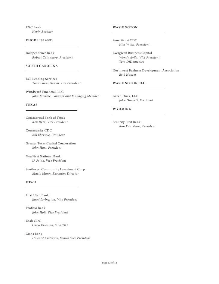 Chris Hurn Testimony for Senate Subcommittee on Small Business and Enâ€¦