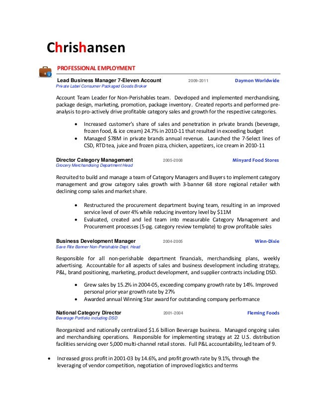 store manager resume sample