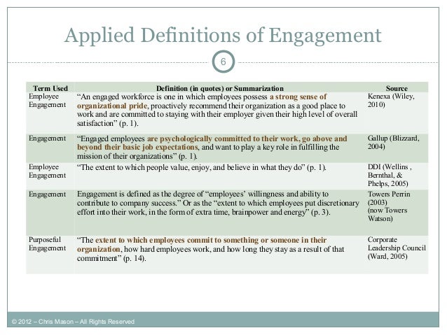 engagement essay Research proposal - employee engagement 1 research question in the quarterly employee engagement survey developed in lloyds tsb the response rate was quite low. engagement essay Research proposal - employee engagement 1 research question in the quarterly employee engagement survey developed in lloyds tsb the response rate was quite low.