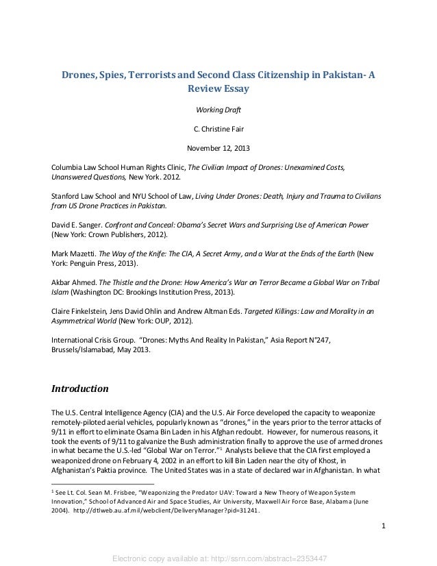 Essay terrorism pakistan english