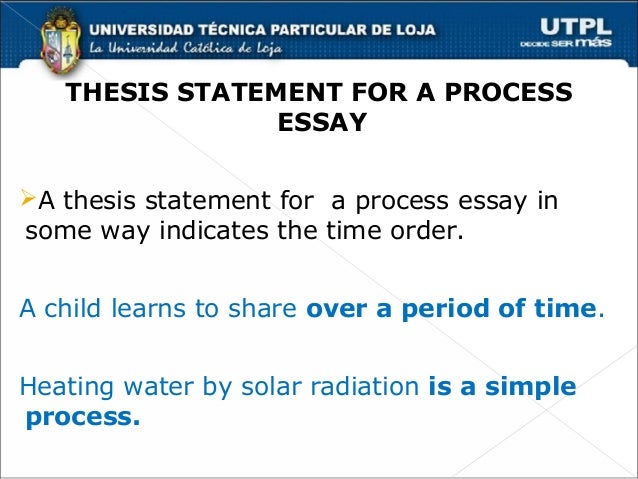 chronological order thesis