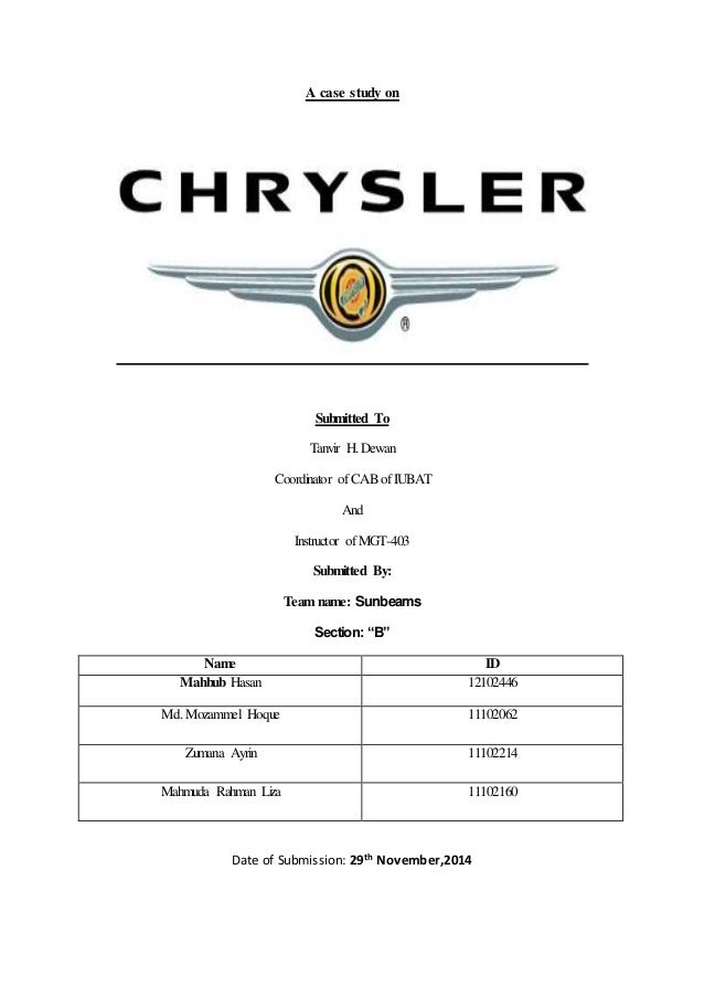 2009 chrysler fiat strategic alliance case study This case is about the strategic alliance between italian carmaker fiat spa (fiat) and us auto giant chrysler llc (chrysler) on april 30, 2009, fiat and chrysler entered into a strategic. 2009 chrysler fiat strategic alliance case study This case is about the strategic alliance between italian carmaker fiat spa (fiat) and us auto giant chrysler llc (chrysler) on april 30, 2009, fiat and chrysler entered into a strategic.