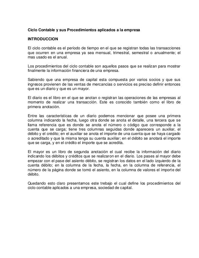 EMPRESA CONTABLE empresa contable: