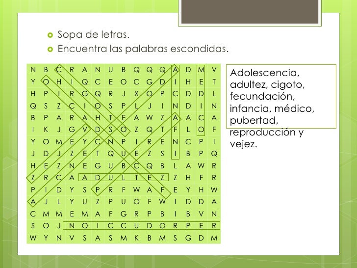 Ciencias naturales etapas del desarrollo humano