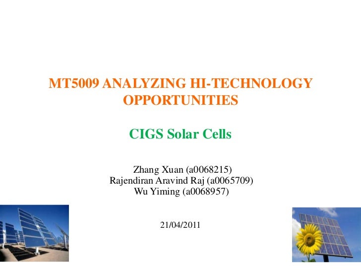 cigs solar cell thesis