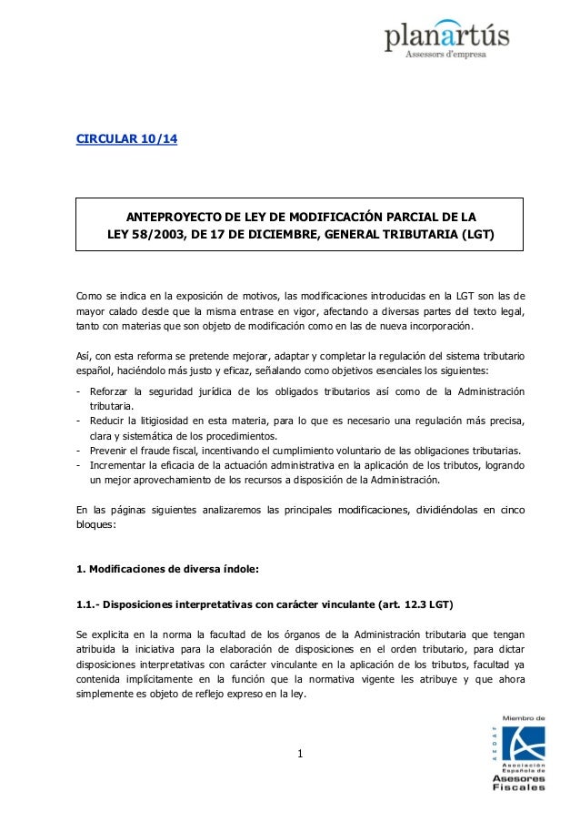 LEY 10 2003 ley 10 2003: