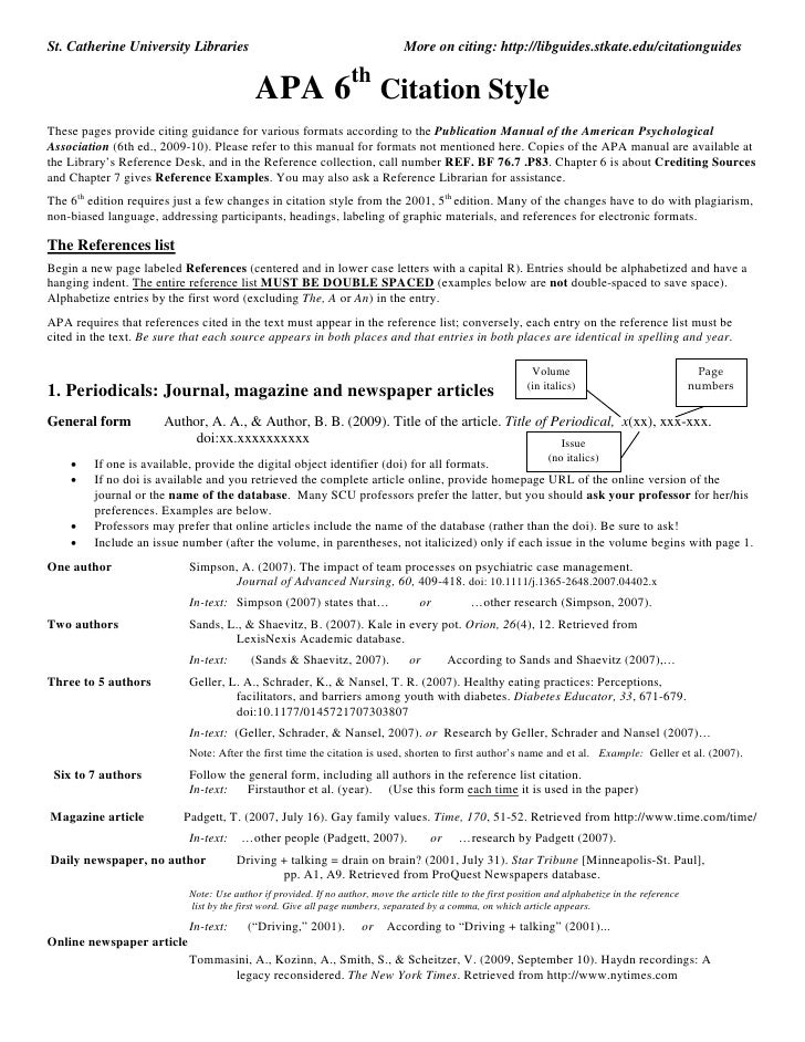 No page numbers internet resources)   apa style citation 