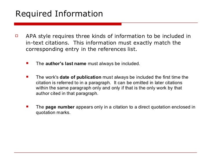 how to include a citation in an essay apa