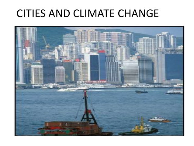 Cities and climate change