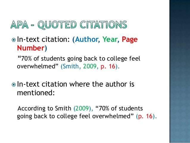 Apa citing quotations without a page number   pen  pad