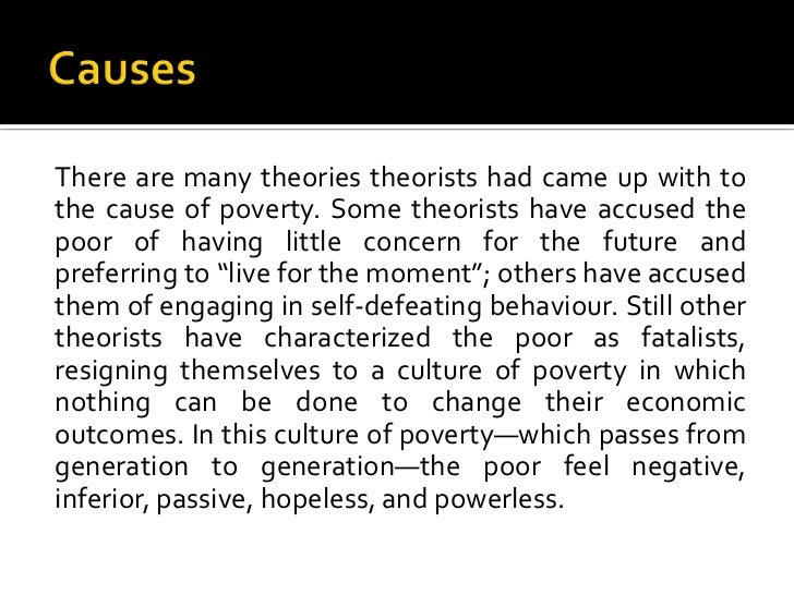 Poverty essay outline