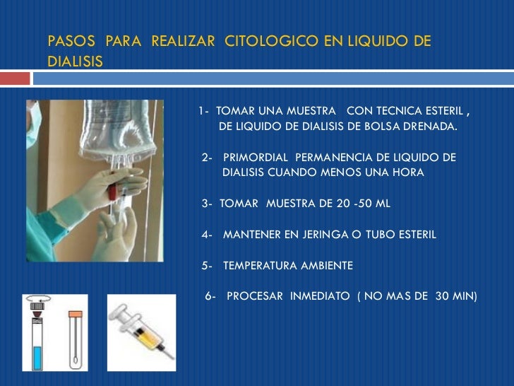 Citologico de dialisis