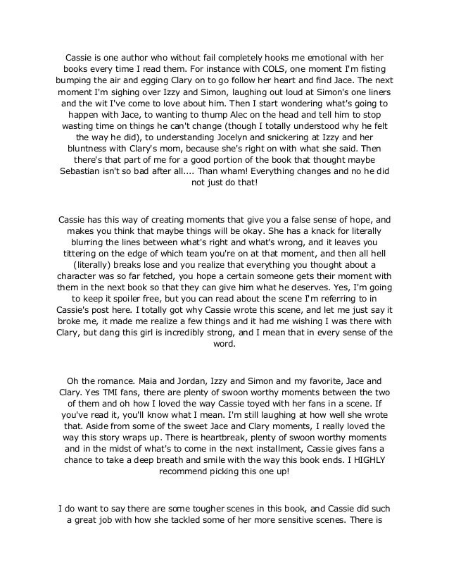 City of lost souls free download pdf