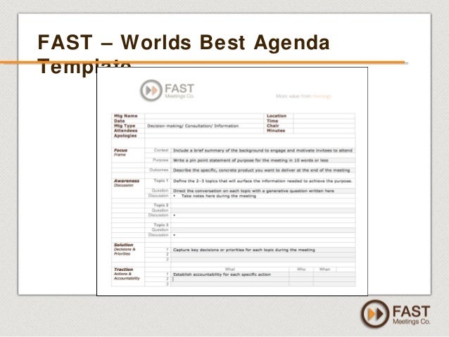meeting outline template word