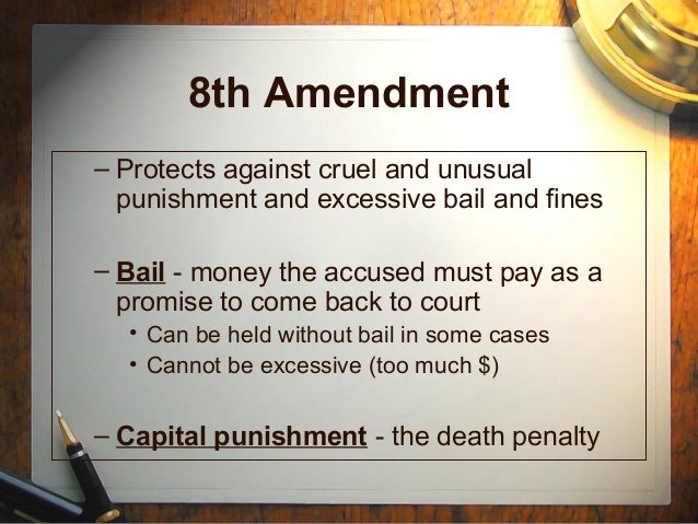 death penalty and the eighth amendment death penalty and the eighth amendment