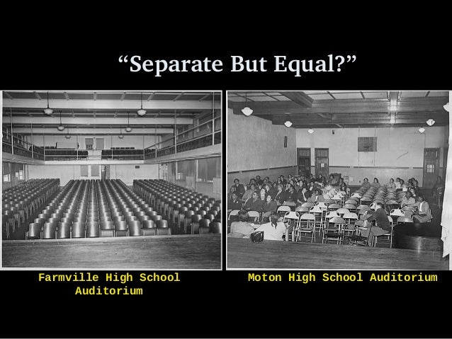 Separate but equal essay