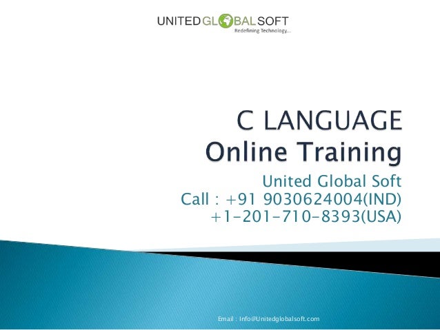 Online Tutorial Of C Language | c language online training in hyderabad Online Tutorial Of C Language | c language online training in hyderabad