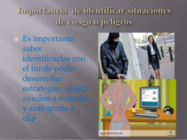 situaciones de riesgo y peligro