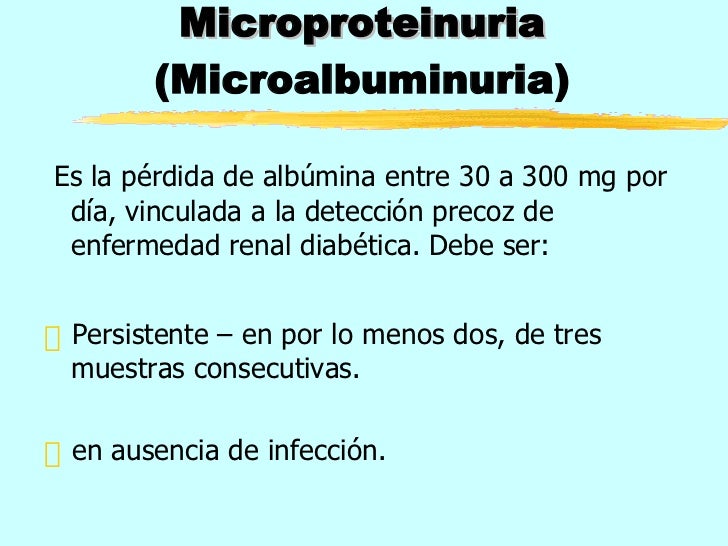 Proteinuria y sus causas