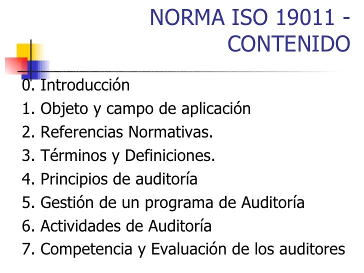 Clase 10. generalidades auditorias y norma iso 19011