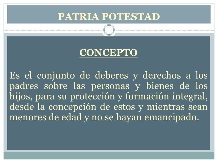 patia potestad patria potestad patia potestad patria potestad