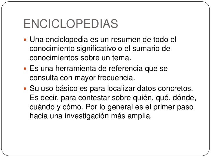 Fuentes de informacion y Guias de Referencia