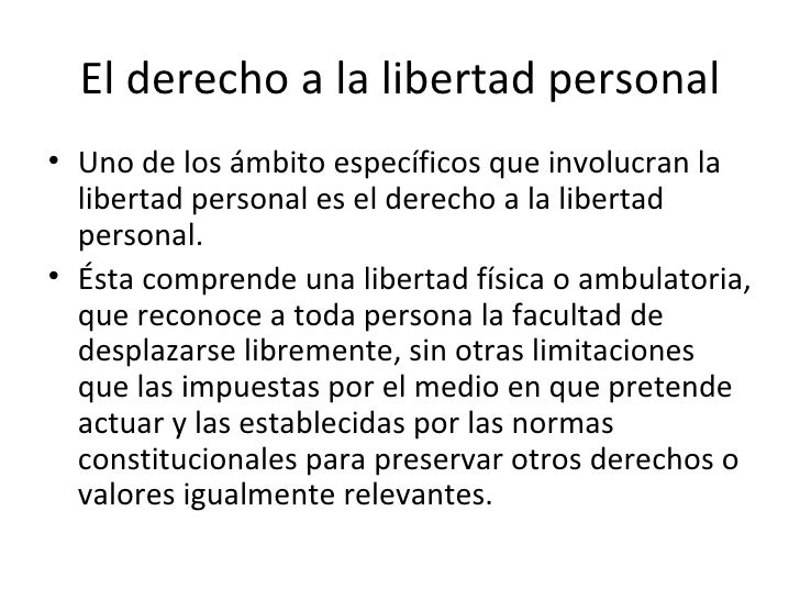 Ensayo Sobre El Derecho A La Libertad