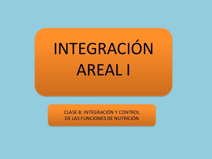 INTEGRACION Y CONTROL integracion y control: